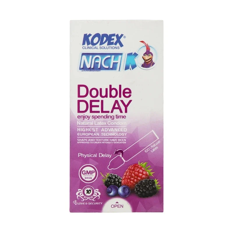 کاندوم تاخیری کدکس مدل Double Delay 1 کاندوم تاخیری کدکس مدل Double Delay