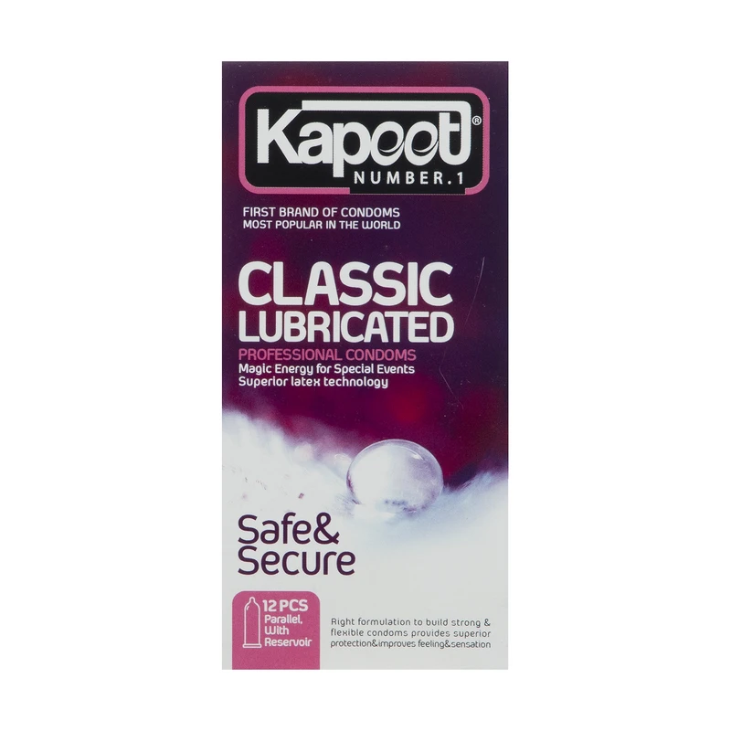 کاندوم کاپوت مدل Classic Lubricated 1 کاندوم کاپوت مدل Classic Lubricated