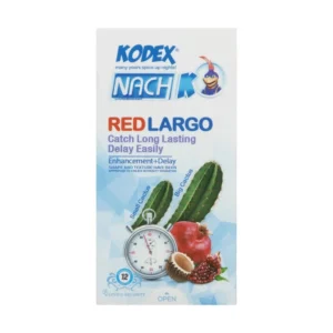 کاندوم کاکتوس تاخیری با لوبریکانت و عصاره انار کدکس مدل Red Largo