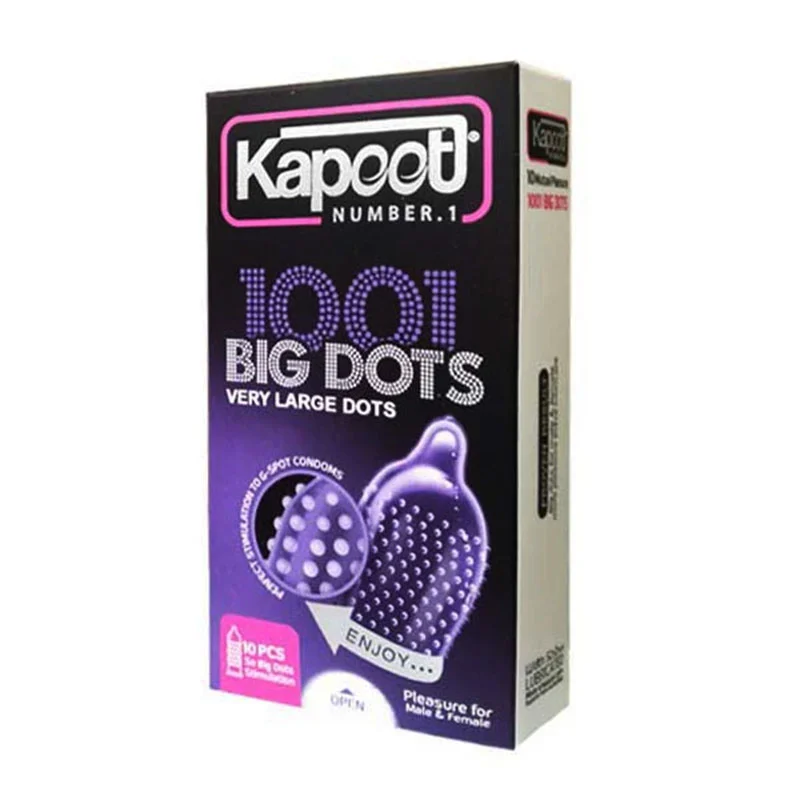 کاندوم خاردار کاپوت مدل BIG DOTS 1 کاندوم خاردار کاپوت مدل BIG DOTS