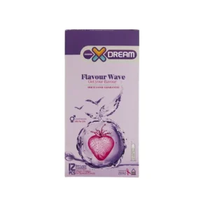 کاندوم ایکس دریم Flavour Wave میوه ای | 12 عددی